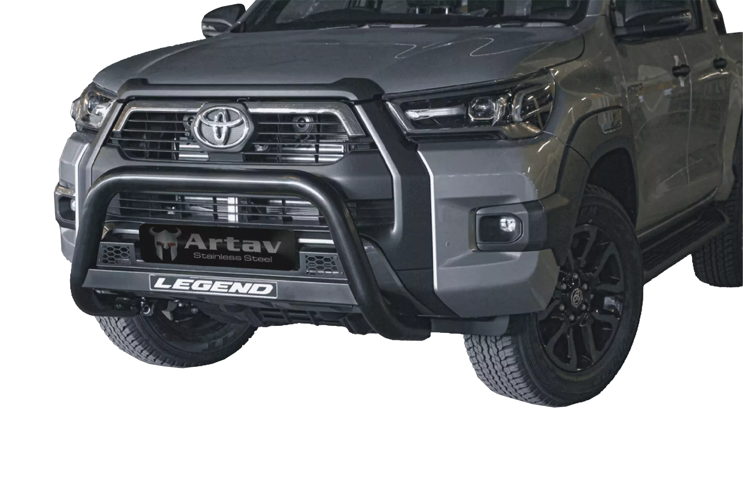 Toyota Hilux LEGEND Honeycomb Nudge Bar Black