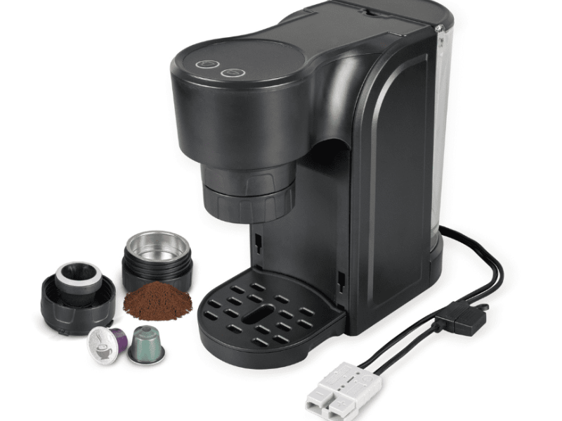 Campotel 12V Coffee Machine – Capsule/Pod and Ground Coffee