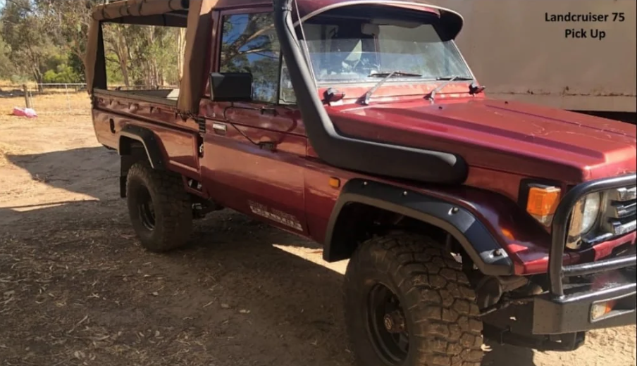 Kut Snake Land Cruiser LC75 Series Fender Flares (Single Cab)