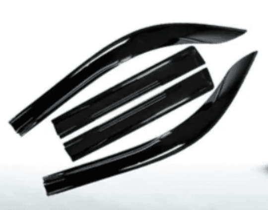 Toyota Land Cruiser 300 Series Weather Guards Double Cab Gloss Black