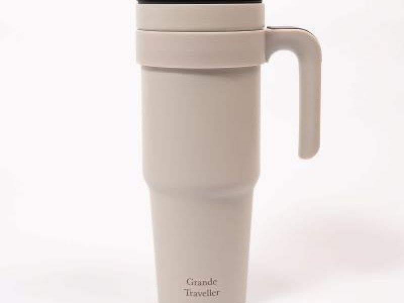THERMOSTEEL GRANDE TRAVELLER 40oz TUMBLER WITH HANDLE – Pale Slate