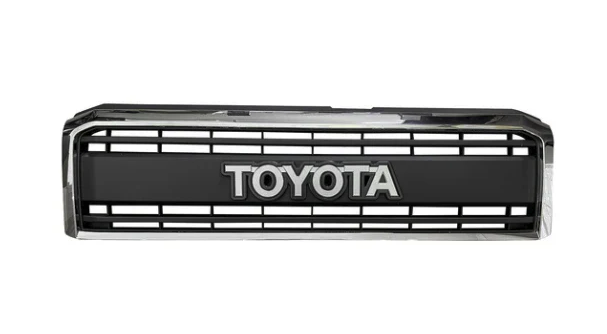 Toyota Land Cruiser 70th Anniversary Edition Grill 70 Series Chrome and Black