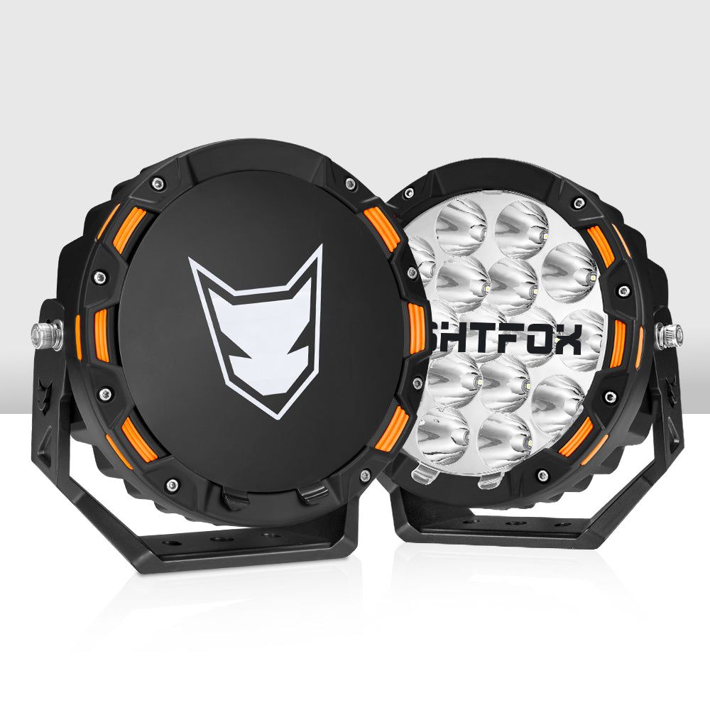 Lightfox 7inch LED Driving Light 1Lux@2,675ft/816m IP68 12,603 Lumens