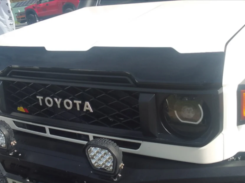 Toyota Land Cruiser 2024 (New Shape) Bonnet Guard Matt Black