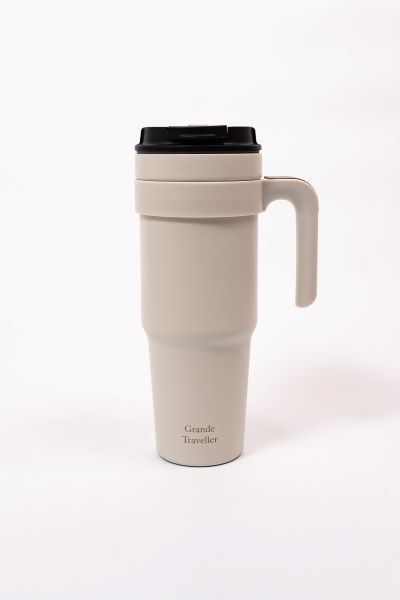 THERMOSTEEL GRANDE TRAVELLER 40oz TUMBLER WITH HANDLE – Pale Slate
