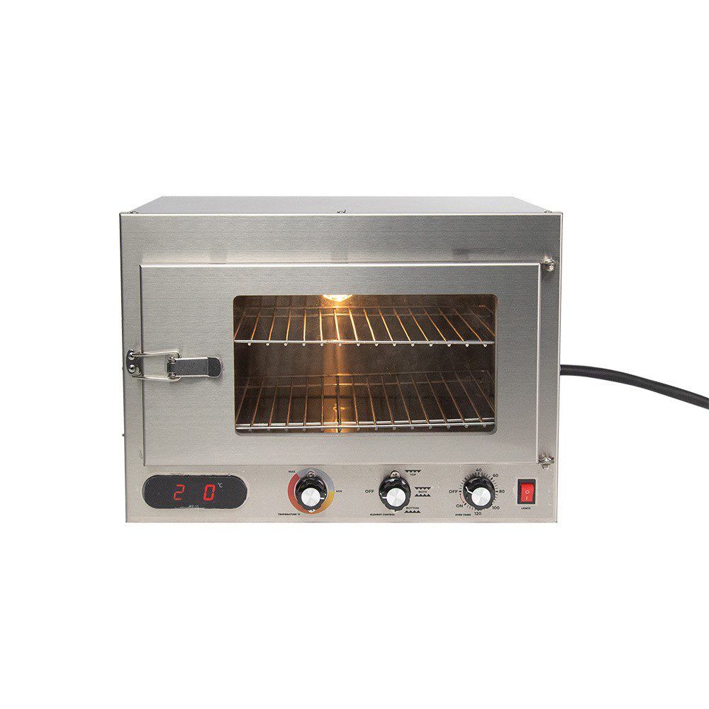 Campotel 12V Travel Oven with Glass Window, Light and Digital Display – Large