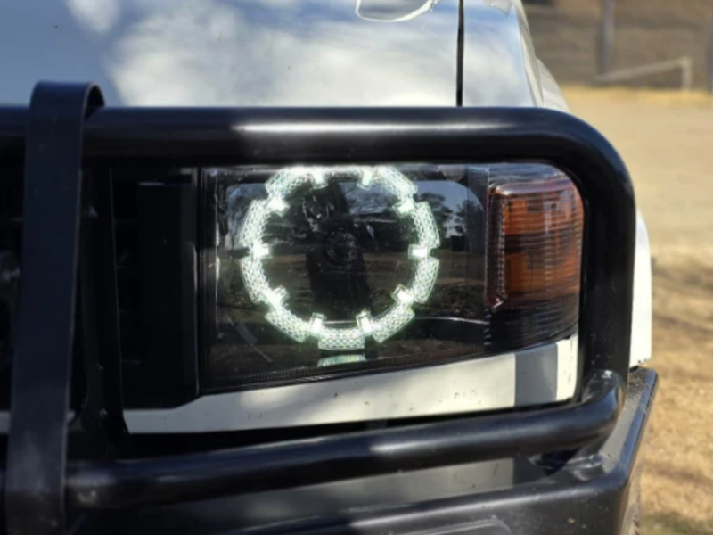 Toyota Land Cruiser 79 / 76 Series – Pre 2024 LED Headlights Set of 2 Aussie Style look