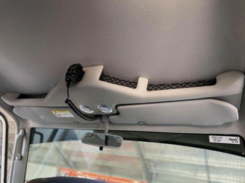 Toyota Land Cruiser 70 Series Roof console storage tray/compartment.
