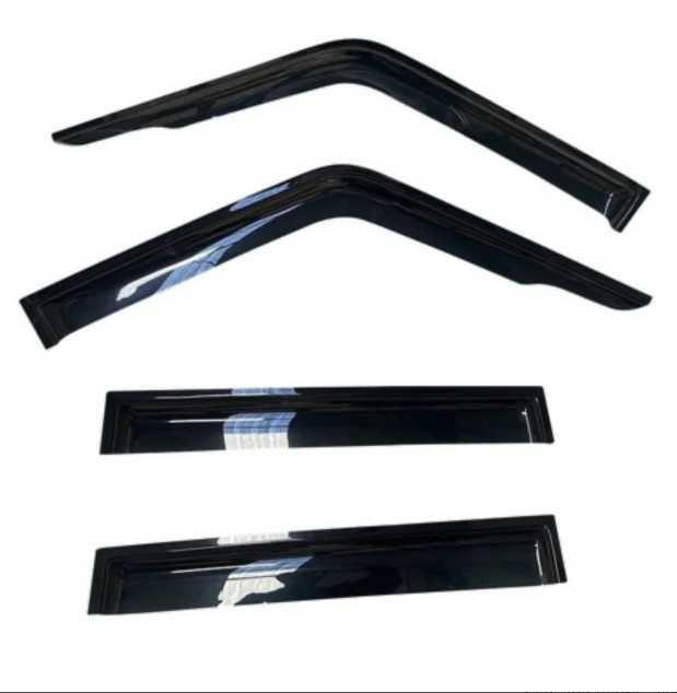 Toyota Land Cruiser 70 Series Weather Guards Double Cab Gloss Back