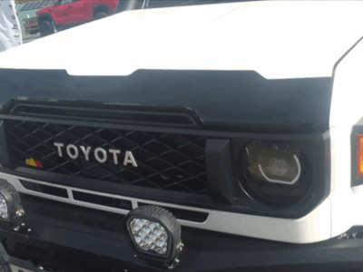 Toyota Land Cruiser 2024 (New Shape) Bonnet Guard Matt Black