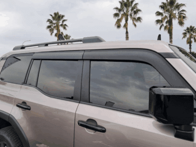 Toyota Land Cruiser Prado 250 (2025+) Weather Guards( Gloss Black)