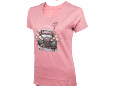 Wildebees Casual Short Sleeve Farmers Market T-Shirt | Ladies